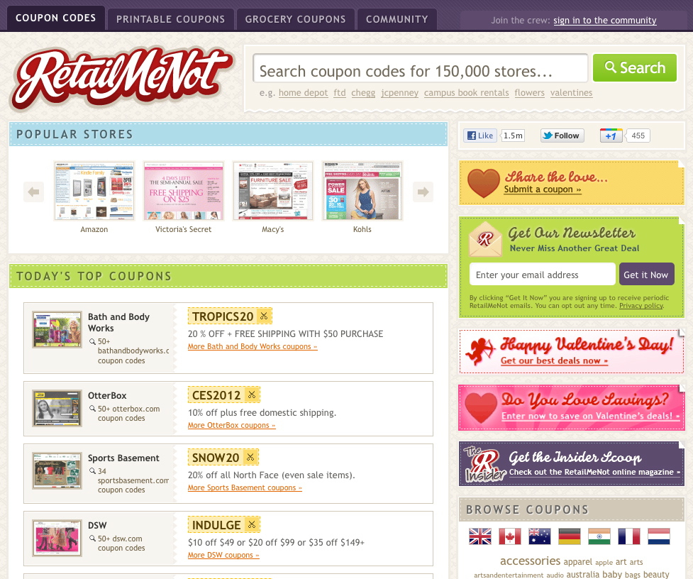 Retailmenot Coupons
