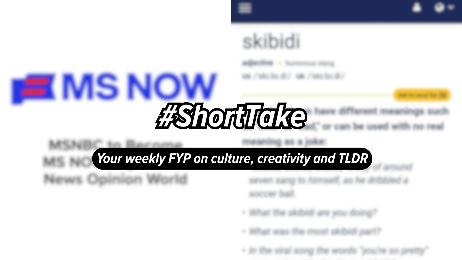 ShortTake Newsletter Images